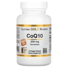2 X California Gold Nutrition, CoQ10, 200 mg, 120 Veggie Softgels