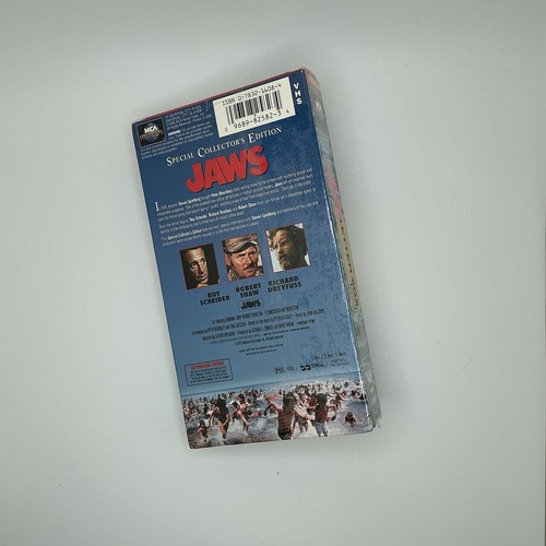 Jaws 1995 Special Collector's Edition VHS Letterboxed Format Sealed Watermarked - Picture 2 of 6