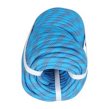 Blue And Red 3/8" 100' 3520 Lbs Strong Pulling Rope Braided Polyester Rope