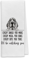 Bloodhound Kitchen Towel - Funny 'Every Meal You Make' Dish Cloth - Hand and Tea
