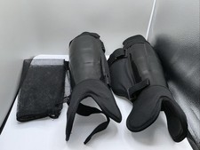 Leonark Black Armoury HEMA 15  Shin Guards Calf Protectors Leggings Pair 2814J