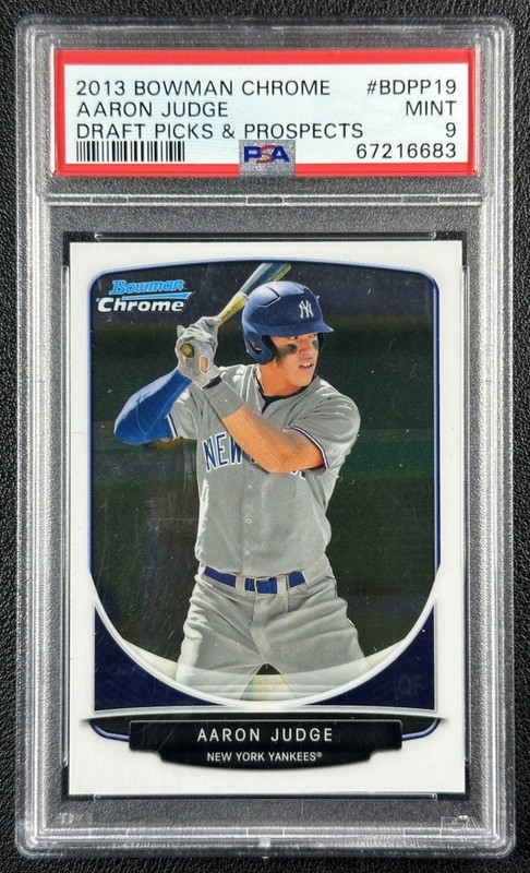 AARON JUDGE 2013 BOWMAN CHROME DRAFT #BDPP19 YANKEES 6683