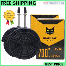 2Pc 700X23C/25C 700X28C/32C Bike Tubes 48Mm FV Presta Valve 700C Bike Tire Tube
