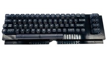Commodore C64 Tastatur Schwarz transparent, 3...