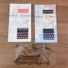 Materiale pubblicitario Olivetti: "Machines à écrire" (Figini Pollini Studio 42)