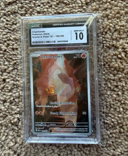 Charmander 168/165 Scarlet & Violet 151 CGC 10 GEM MINT