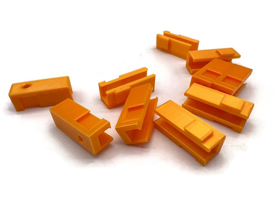 EXODA 10x Halterung für 1er Wago Klemmen Typ 221-411 Befestigungsadapter Set 10 Stück