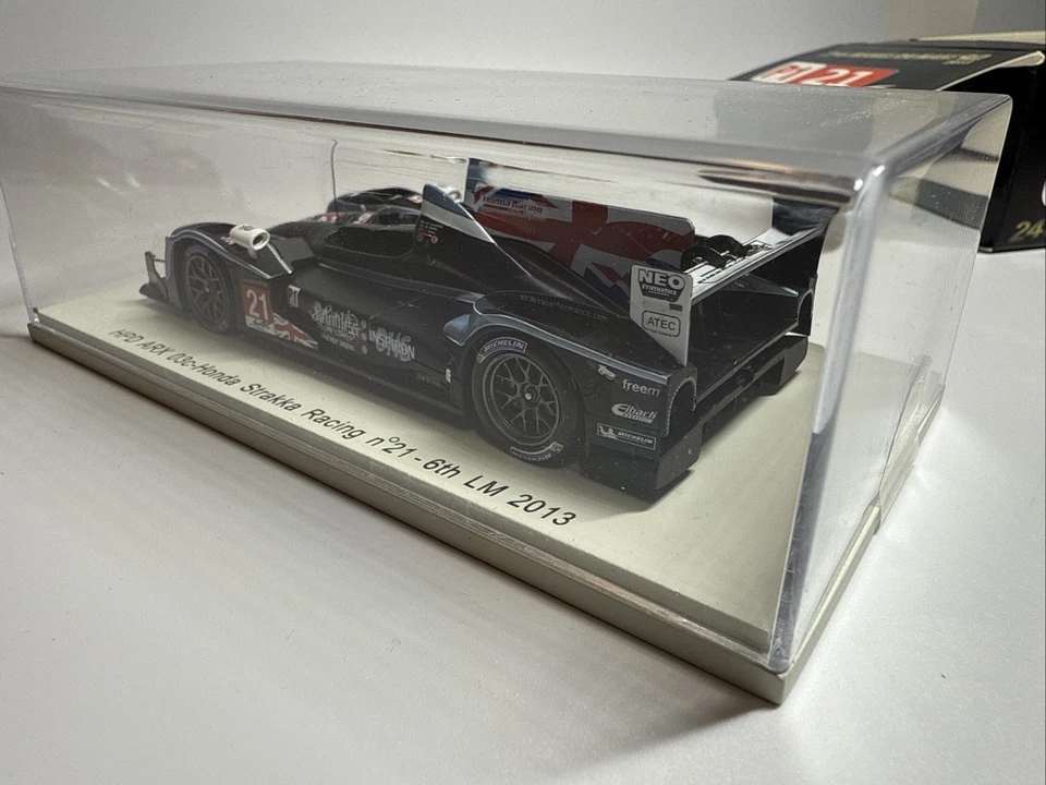 Spark 1:43 HPD ARX 03c-Honda Strakka Racing #21 - 6th Le Mans 2013 sin usar, en caja Foto 3 de 4