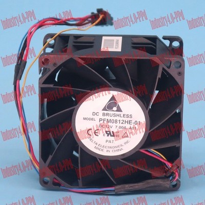 NEW   PFM0812HE-01 8038 12V 7.00A four-wire PWM ultra-violent cooling fan #tp