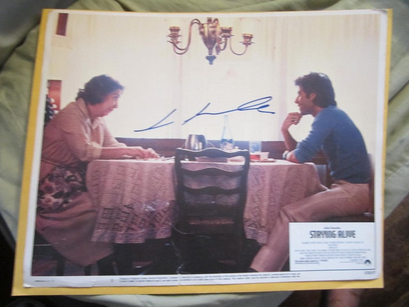 JOHN TRAVOLTA IN-PERSON HAND-SIGNED 3 ORIGINAL VINTAGE U.S. MOVIE LOBBY CARDS