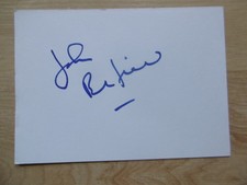 John Benfield autograph signed 10x15 cm index card