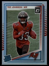 Tez Johnson RC 2025 Donruss Optic Rated Rookie Silver #313