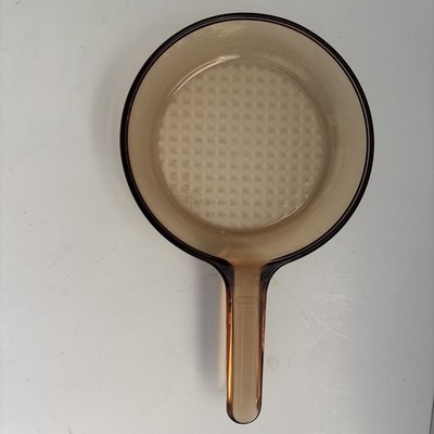Vintage Vision Corning France Amber Glass Serving Spoon Ladle Kitchen MCM