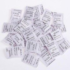 200 Pcs Food Grade Security Silica Gel Desiccant Pack Moisture Absorber Dehumidi