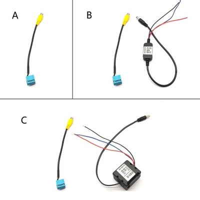 Rear View Camera Delay Timer Relay Filter Rectifier PQ MIB RCA Conversion Cable