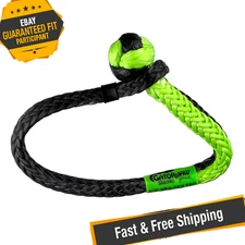 Bubba Rope 176746NGGB 3/8" NexGen PRO Gator-Jaw Series Synthetic Soft Shackle