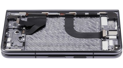 Original OLED Display für Google Pixel Fold m. Rahmen Obsidian Black Aufbereitet