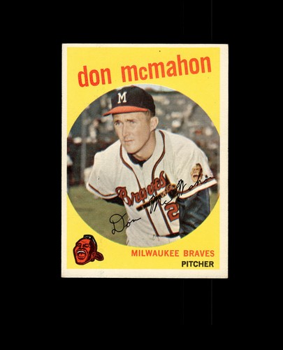 1959 Topps 3 Don McMahon EX-MT #D1.392897 - Imagen 1 de 2
