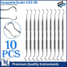 Dental Sickle Scaler Anterior Towner Jacquette scaler U15-33 DE W/Hollow Handle