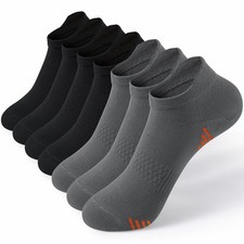7-Pairs Women's Ankle Running Socks, Comfortable Heel Tab, Large - FAST SHIPPING