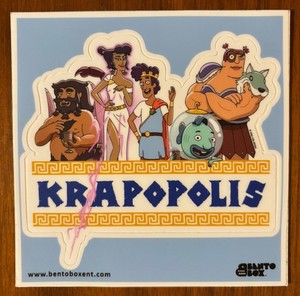KRAPOPOLIS Sticker TV Show 4 in x 4 in High Quality
