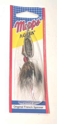 Mepps Aglia French Spinner w/Squirrel Dressed Hook #3 Silver Blade - NEW on CARD