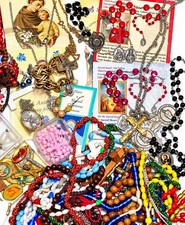 Catholic Jewelry  Accessories Crucifix Rosary Pendants Medallions Bracelets
