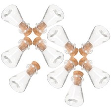 12Pcs Miniature Glass Vials with Cork for DIY Party Wedding Glass Containers