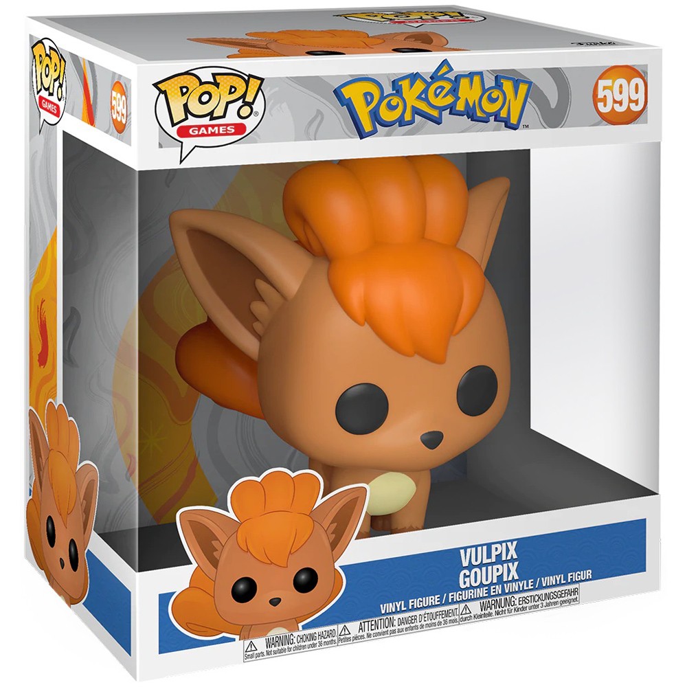 Funko POP! Pokémon Vulpix Jumbo Vinyl Figure 599 Collectible Toy