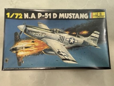 Heller 1/72 N.A. P-51D Mustang Model Kit # 268 - FACTORY SEALED - FREE SHIPPING