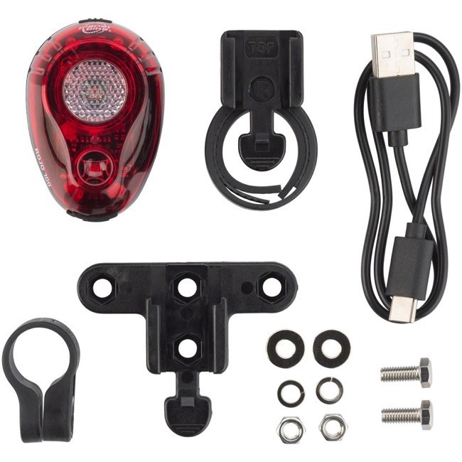 Planet bike Rojo 100 USB-C Bike Rear Light