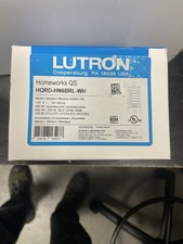 Lutron Homeworks QS HQRD-HN6BRL-WH Hybrid 6 Button Keypad - White - NEW