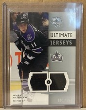 ANZE KOPITAR 2007-08 UPPER DECK ULTIMATE JERSEYS PATCH HOCKEY /100