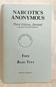 narcotics anonymous baby blue third edition revised basic text paperback