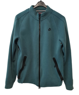 NIKE Tech Fleece N98 Herren Jacke Gr. S Heather Training Zip Sport Blau / Grün