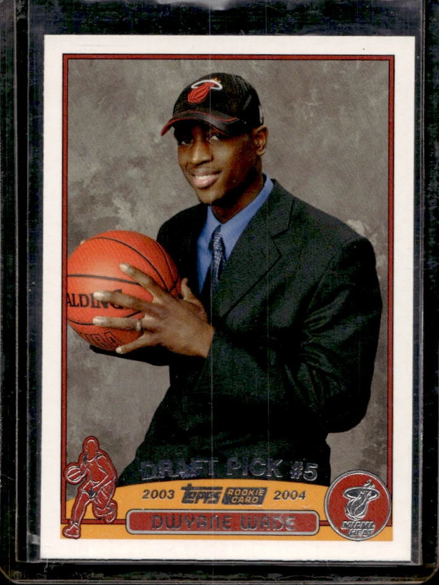 Topps Dwyane Wade Basketball Rookie Sports Trading Cards