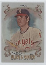 2021 Topps Allen & Ginter's Hot Box Silver Portrait Nolan Ryan #40 HOF 1t2c