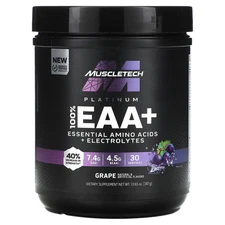 Platinum 100% EAA+, Grape, 13.65 oz (387 g)