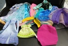 Barbie Disney Princess Dresses & Other Clothes Lot 12 Jasmine Ariel Frozen TLC