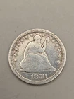 1858 Seated Liberty Silver Quarter 25C - Philadelphia Mint