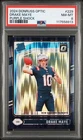 2024 Panini Donruss Optic Purple Shock Rated Rookie Drake Maye PSA 8 #229 RC