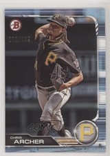 2019 Bowman Sky Blue /499 Chris Archer #46 s3g