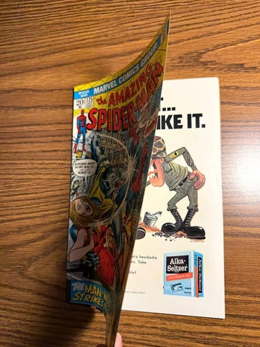 Amazing Spider-Man #125 Alka-Seltzer & Mark Jewelers Inserts Marvel 1973 FN-VF