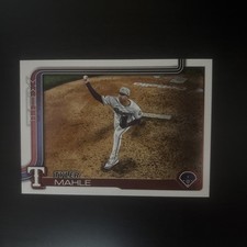 2025 Topps Update Tyler Mahle Golden Mirror Image Variation #US152 Rangers