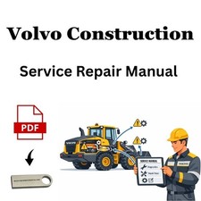 Volvo 10 FT Wedgelock Screed Service Repair Manual PDF ON USB