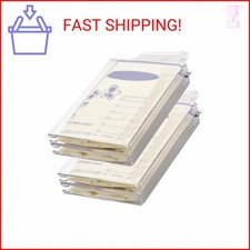 Ugotfeels 4-Pack Freeze Flat Breast Milk Storage Bag Breastmilk Freezer Flatten
