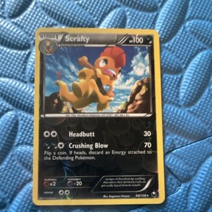 Pokemon TCG Scrafty 68/108 Dark Explorers Reverse Holo Uncommon English 2012