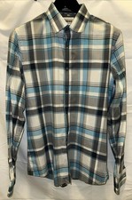 Express Men s Shirt Medium Fitted Button-Up Preowned Gently Worn