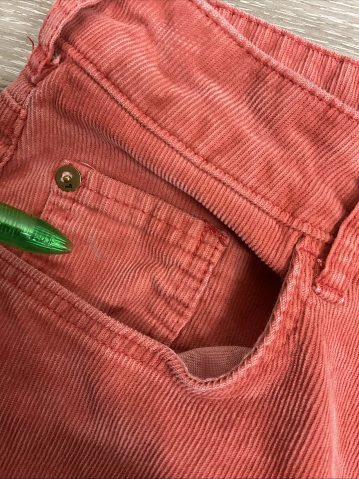 PILCRO Anthropologie широкие ноги вельветовые брюки розовый размер 29 - Изображение 4 из 4