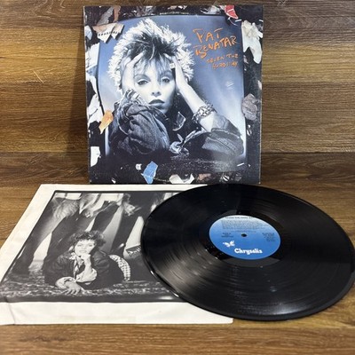 Pat Benatar   Seven the Hard Way LP 1985 Chrysalis Rock Album Hit Invincible VG+